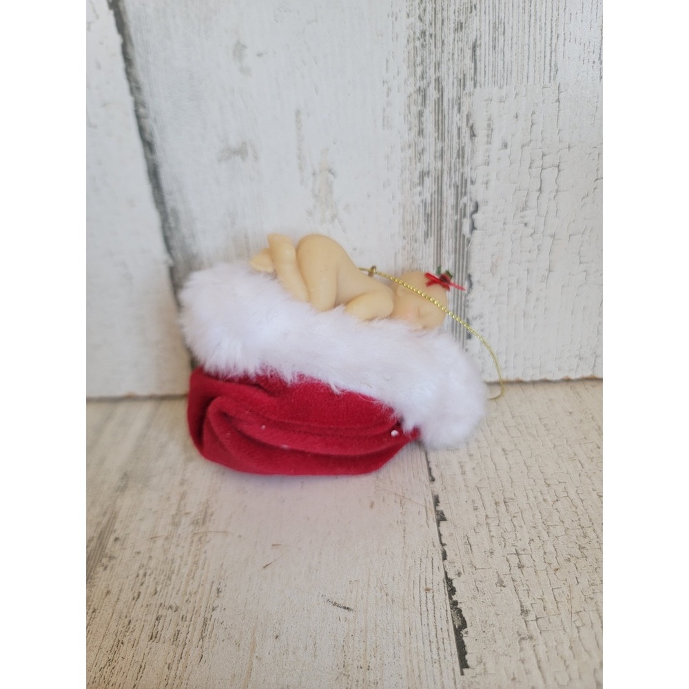 Ashton Drake tree snuggly warm Santa's little angel baby vintage ornament Xmas
